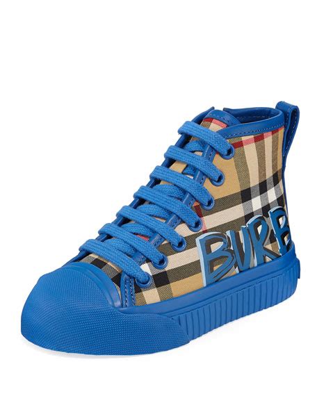 burberry kingly printed high top sneakers|Shop Burberry Kingly Graffiti.